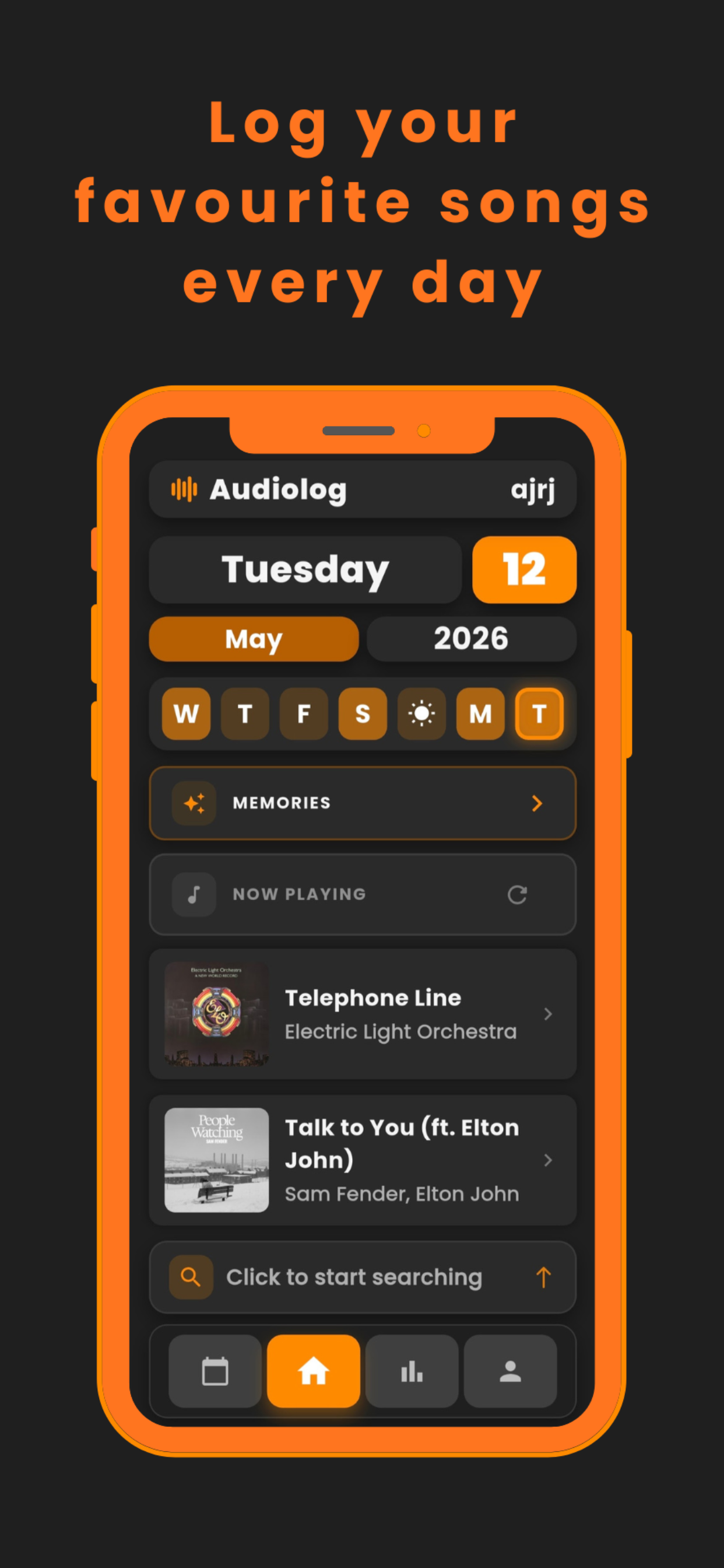 Audiolog app screenshot 1