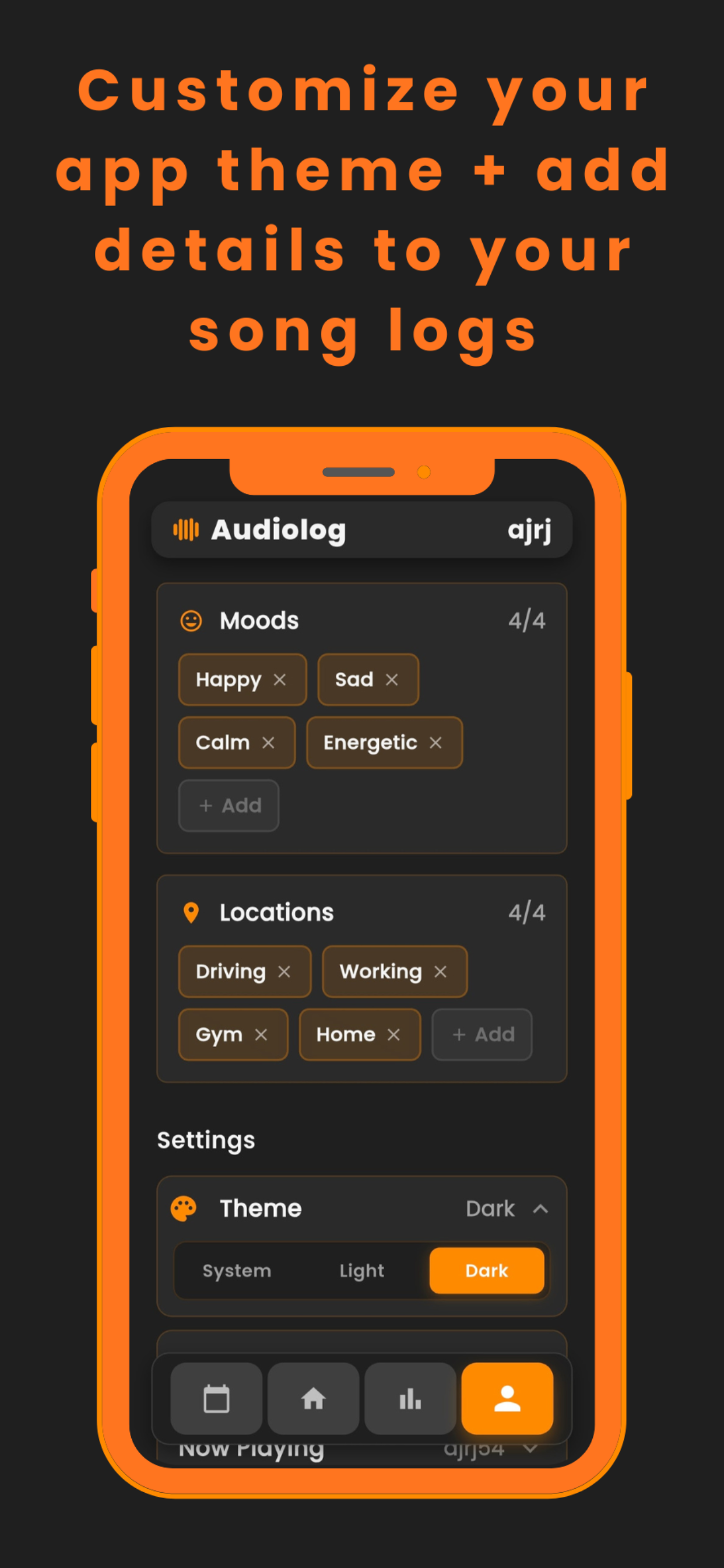 Audiolog app screenshot 5